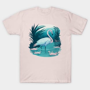 Flamingo's Aquatic Ballet T-Shirt